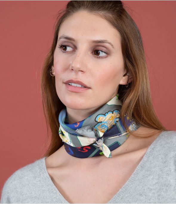 URSULA Silk Bandana - 1