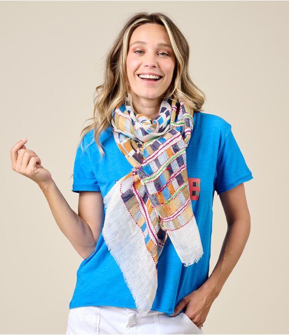 BRIGITE Linen Scarf - 2