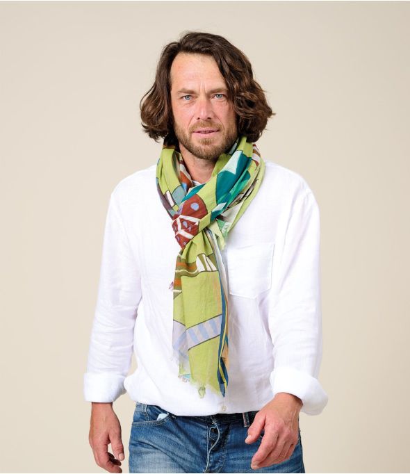 BRISTOL Cotton Scarf - 1