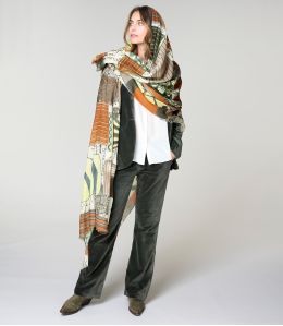 FULVIA Wool, Silk Scarf - 2