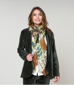 FULVIA Wool, Silk Scarf - 3