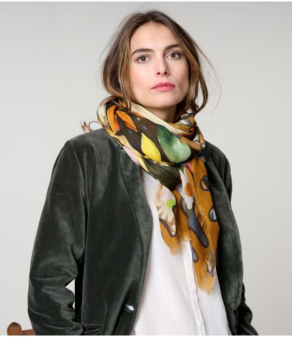 GIANA Modal Scarf, Wool - 1