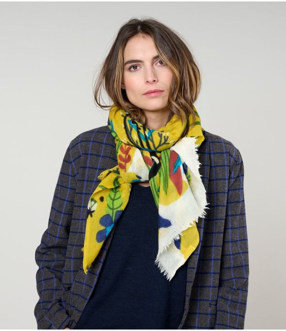 NOEMIE Wool Scarf - 1