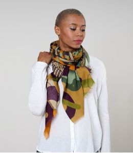 MALO Wool, Silk Scarf - 2