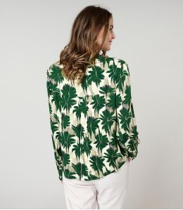 SARA HIBIS GREEN BLOUSE in Viscose - 3