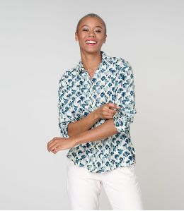 FRAN VERO BLUE Viscose Shirt - 1