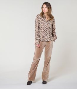 FRAN VERO NUDE Viscose Shirt - 1