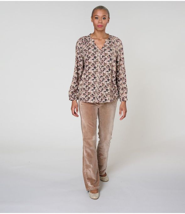 IRIS VERO NUDE BLOUSE in Viscose - 1