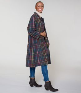 GUSTAVE TARTAN MULTI COAT in Cotton - 2