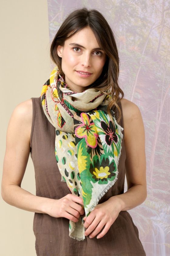 AMBER Wool Scarf for Women | Storiatipic