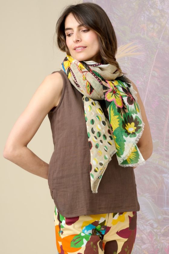 AMBER Wool Scarf for Women | Storiatipic