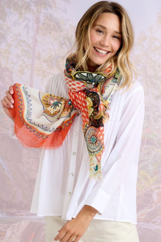 ATHENA Wool Scarf for Women | Storiatipic