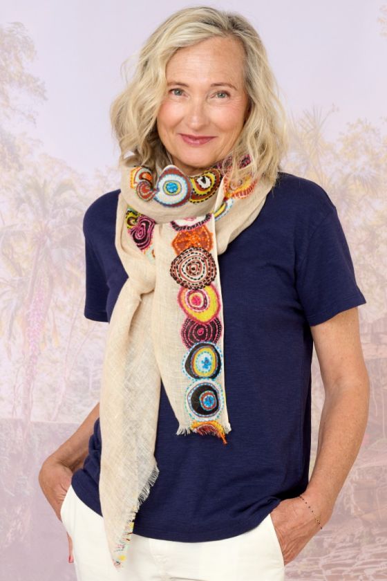 AURA Wool Scarf for Women | Storiatipic