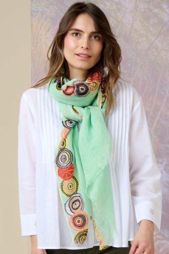 AURA Wool Scarf for Women | Storiatipic