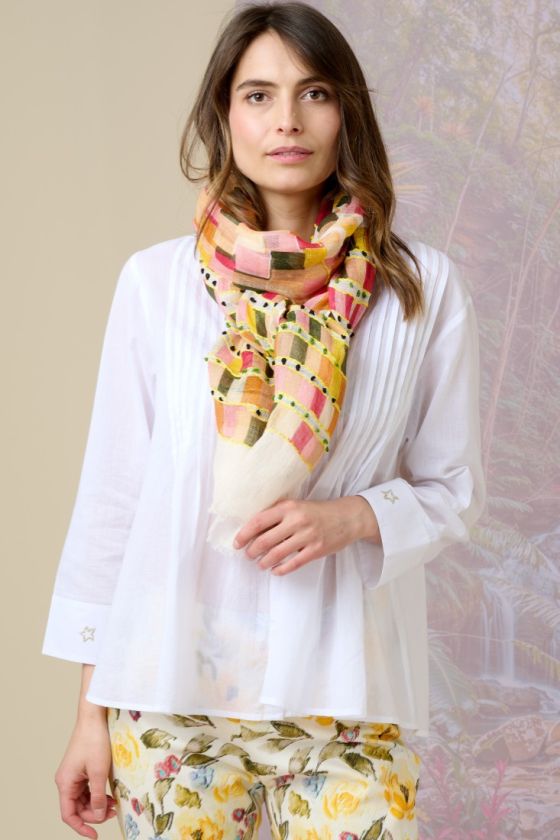 BRIGITE Wool Scarf for Women | Storiatipic