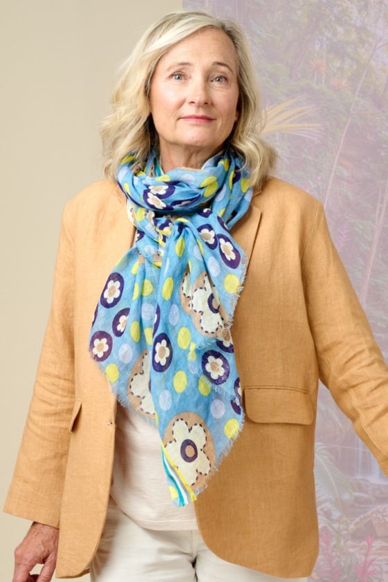 CELESTE Wool Scarf for Women | Storiatipic