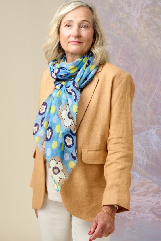 CELESTE Wool Scarf for Women | Storiatipic