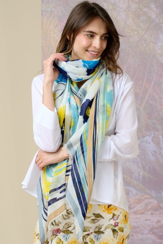 GIA Cotton Scarf for Women | Storiatipic