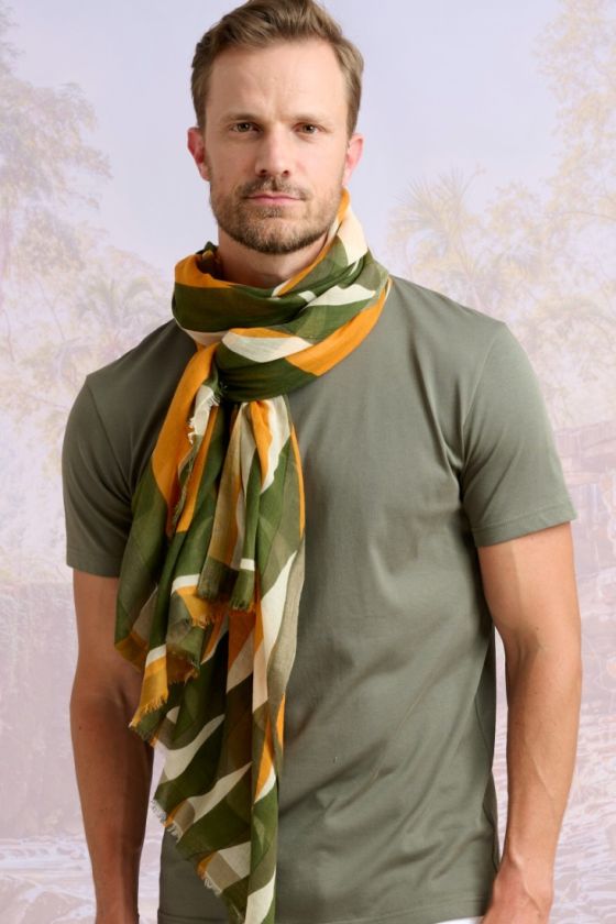 BOSCO Cotton Scarf for Unisex | Storiatipic