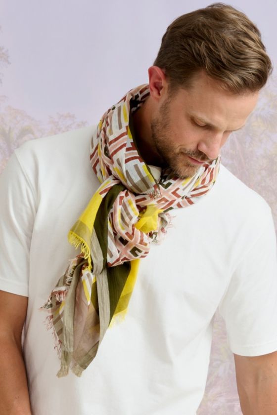 CLAY Cotton Scarf for Unisex | Storiatipic