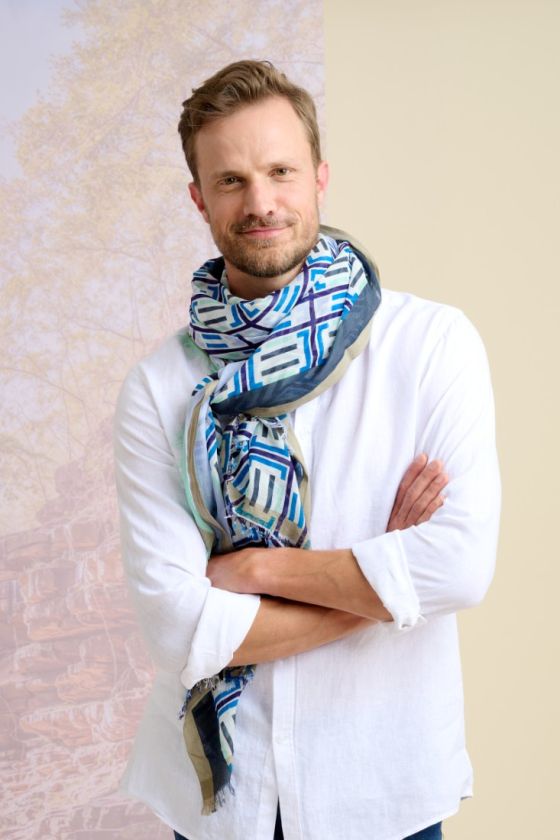 CLAY Cotton Scarf for Unisex | Storiatipic